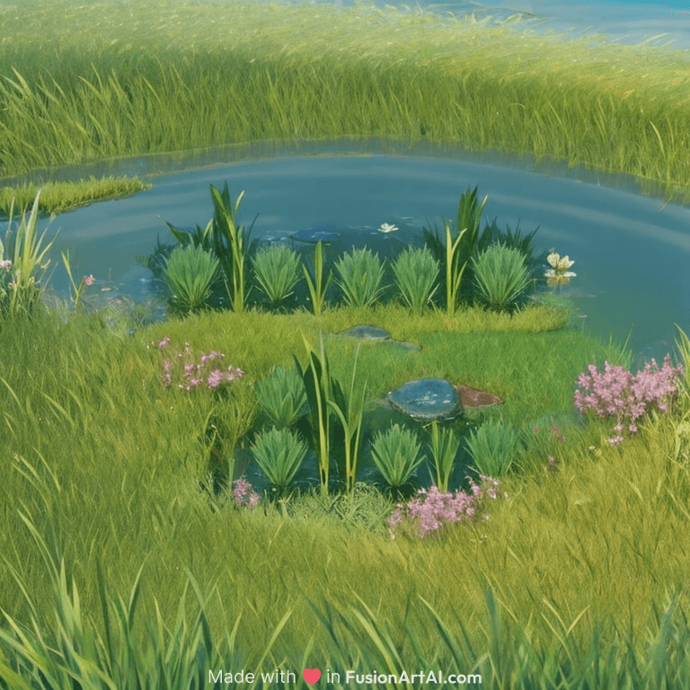 hidden
grass water 
