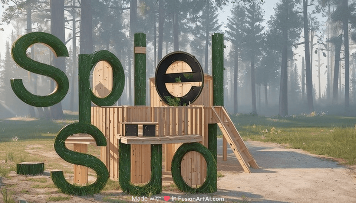 moderner spielplatz aus holz und metall, mitten im Wald
, 3d render, unreal engine 5, octane render, 4k, low contrast, path tracing,, beautiful, highly detailed, high quality, product photo, hyperrealistic, concept art, symmetrical
