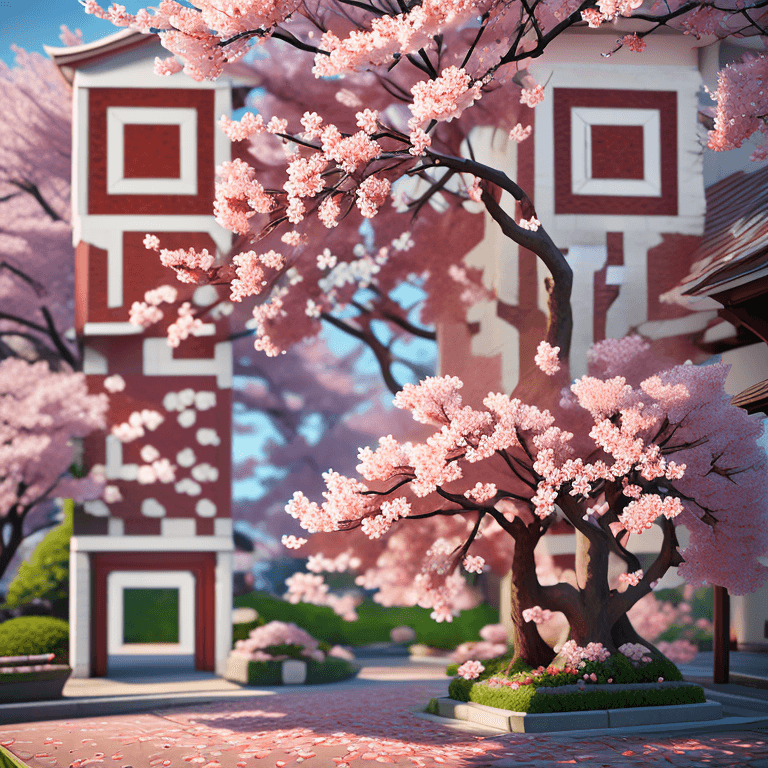 Cherry blossom tree