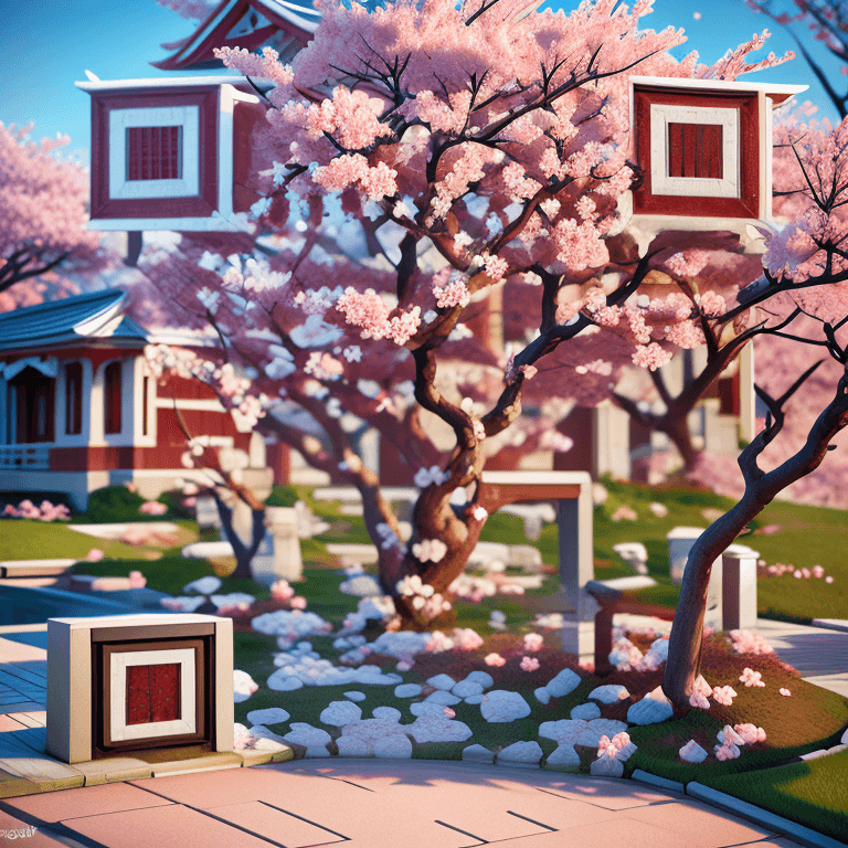 Cherry blossom tree