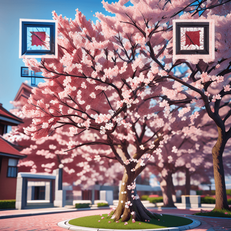 Cherry blossom tree