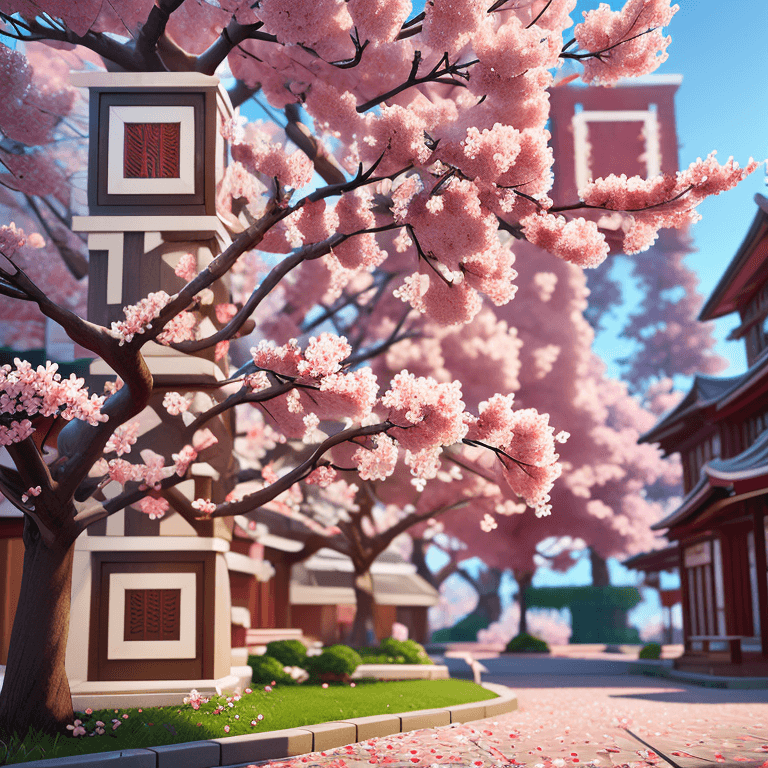 Cherry blossom tree