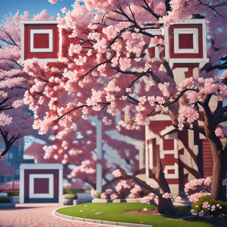 Cherry blossom tree