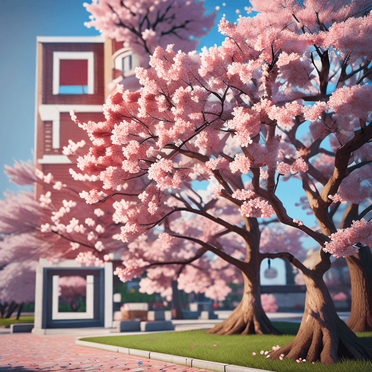 Cherry blossom tree