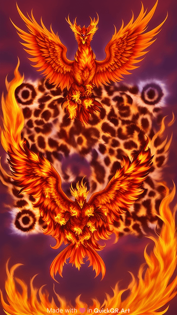 phoenix rising in fire